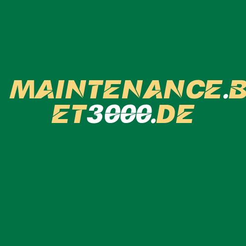 Logo da MAINTENANCE.BET3000.DE